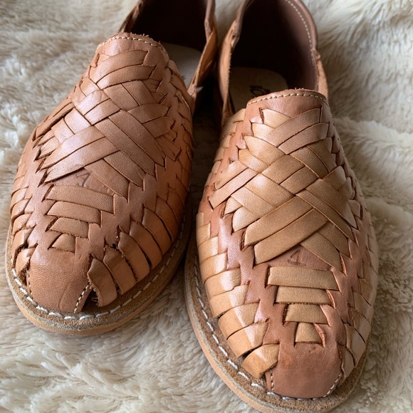 Women’s leather huarache - Picture 3 of 12